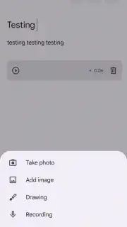 Google Keep captura 13