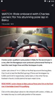Official F1 ® App captura 20