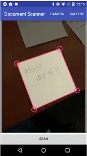 Document Scanner Demo captura 3