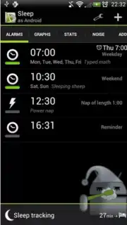 Sleep as Android captura 1
