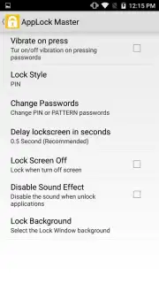 AppLock Master captura 4