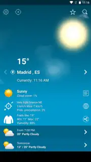 Weather XL PRO captura 1