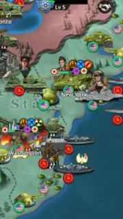World Conqueror 4-WW2 Strategy captura 3
