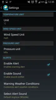 Weather & Clock Widget Android captura 2