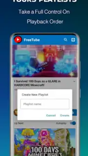 FreeTube captura 1