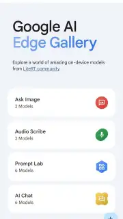 Google AI Edge Gallery captura 1