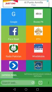 Pak Browser captura 7