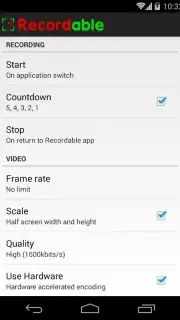 FREE screen recorder NO ROOT captura 1