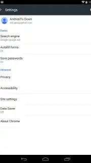 Chrome Dev captura 1