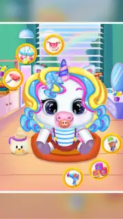 Newborn unicorn care game captura 4
