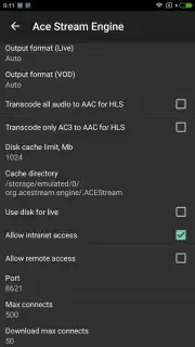 Ace Stream Media (Android TV) captura 4