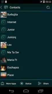 Hide WhatsApp Status captura 1