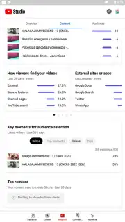 YouTube Studio captura 16