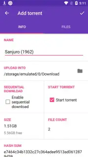 LibreTorrent captura 6
