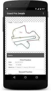 Formula Race Calendar captura 7