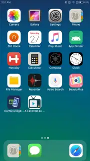 Launcher iOS 16 captura 1