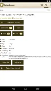 KickassTorrents App captura 5