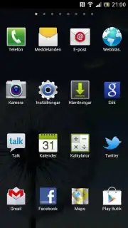 GOLauncherEX Galaxy S3 Free Theme captura 1