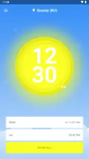 1Muslim: Prayer times, Azan captura 1
