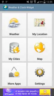 Weather & Clock Widget Android captura 9