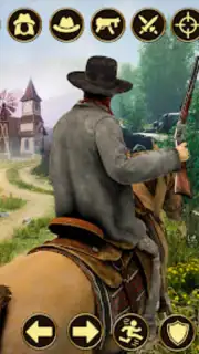 West Cowboy Games Horse Riding captura 10