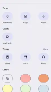 Google Keep captura 9