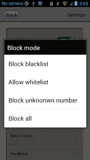 Call Blocker captura 1