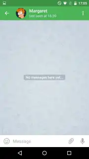 Alloy -free messaging app captura 5