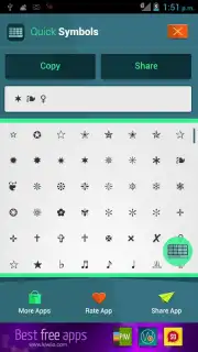 ASCII Text Symbols captura 4