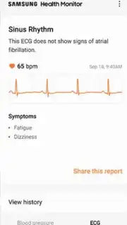 Samsung Health Monitor captura 1