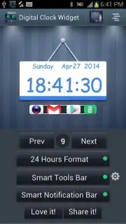 Digital Clock Widget captura 5