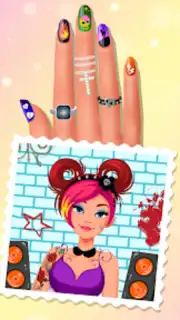 Nail Salon Game Girls Nail art captura 2
