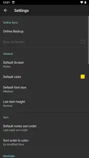 ColorNote Notepad captura 13