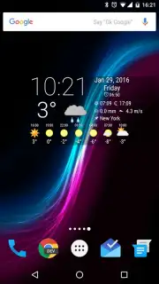 Simple Time & Weather Widget captura 4