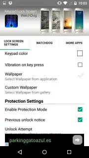 Keypad Lock Screen WatchDog captura 1