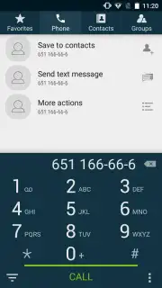 True Phone Dialer and Contacts captura 1