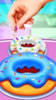 Ice Cream Shop Cone Maker Game captura 1