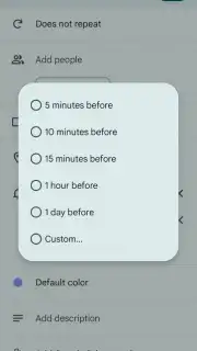 Google Calendar captura 5