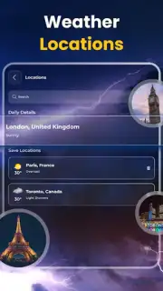 Live Weather Widget & Radar captura 7