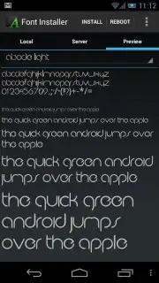 Font Installer captura 4