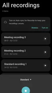 ColorOS Recorder captura 1