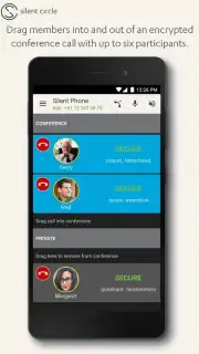Silent Phone captura 2