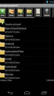 AndroZip File Manager captura 2