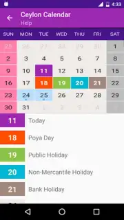 Ceylon Calendar 2015 captura 12