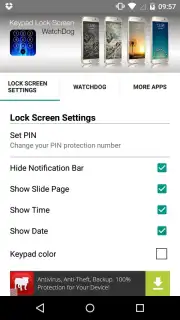 Keypad Lock Screen WatchDog captura 4