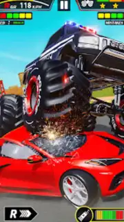 Police Monster Truck Car Games captura 7