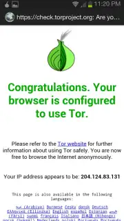 Orweb: Private Web Browser captura 4