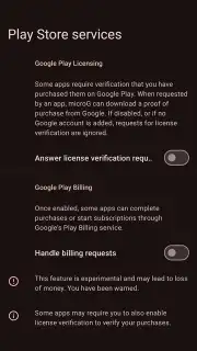 microG Services (GmsCore) captura 1