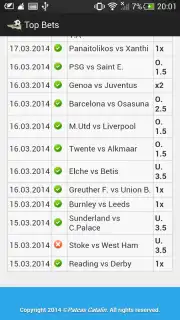Top Bets captura 1