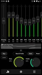 Poweramp Equalizer captura 3